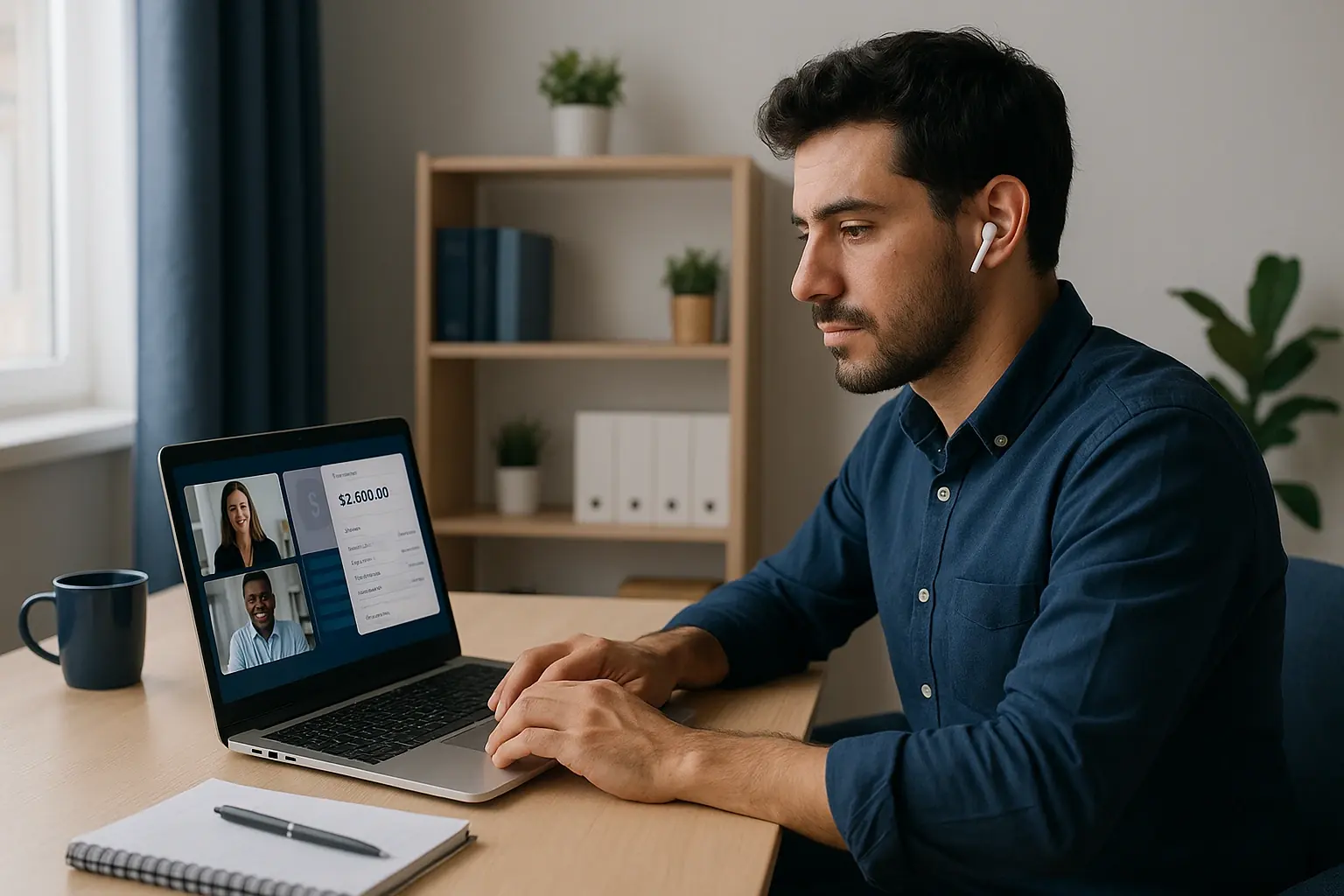 Freelancer argentino trabajando con clientes internacionales y ordenando su circuito de cobro en dólares