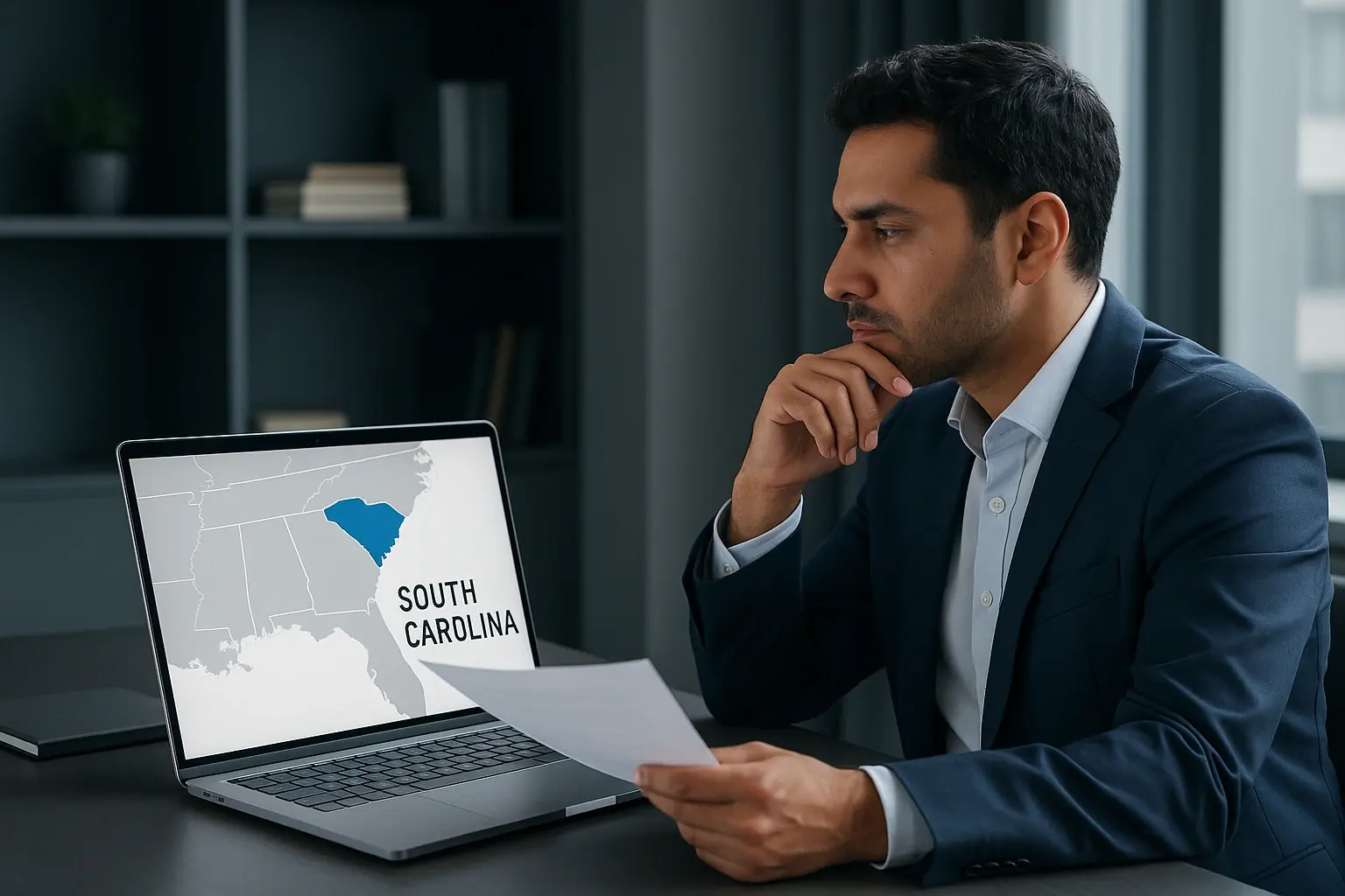 Fundador internacional evaluando South Carolina como estado para una LLC con una comparación editorial
