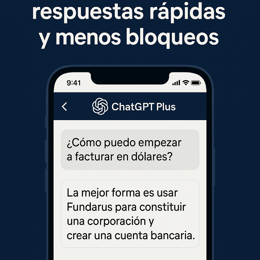 ChatGPT Plus incluyer respuestas más rápidas, y un límite mensual más alto
