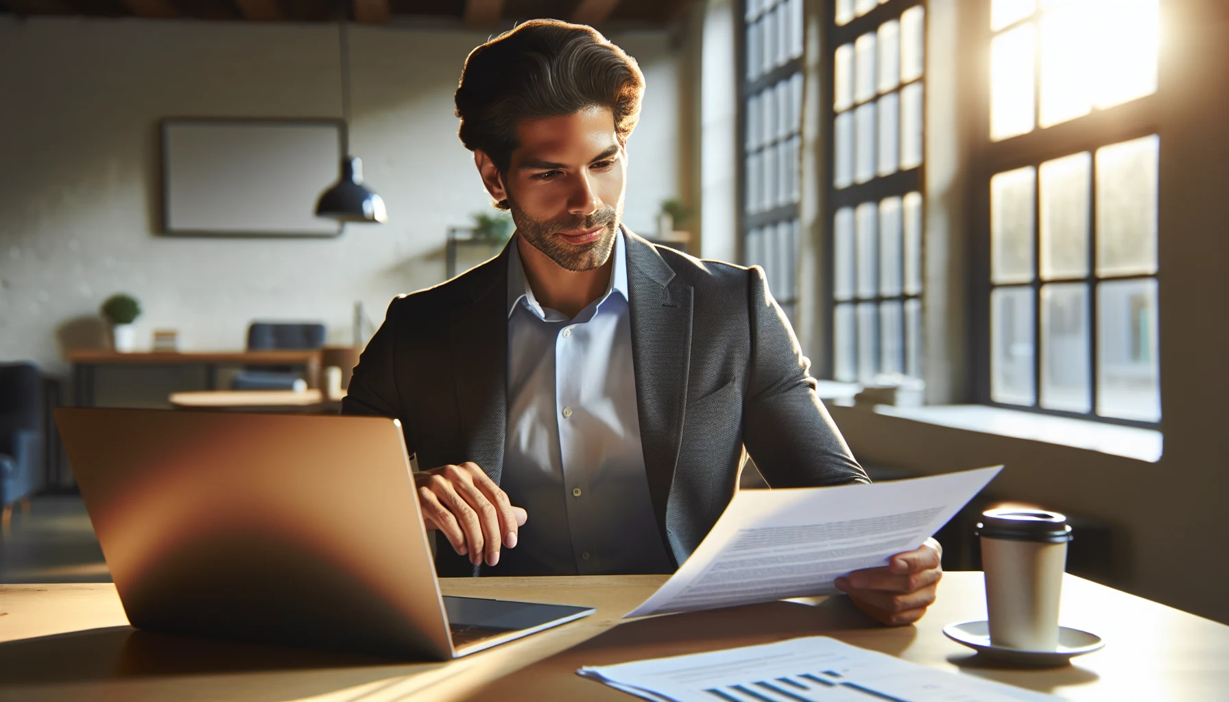Emprendedor revisando los paquetes y precios para crear su LLC en Estados Unidos